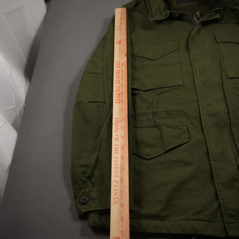 J.Crew Military Field Utility M65 Viscose Cotton Men Jacket M Hooded Field Work